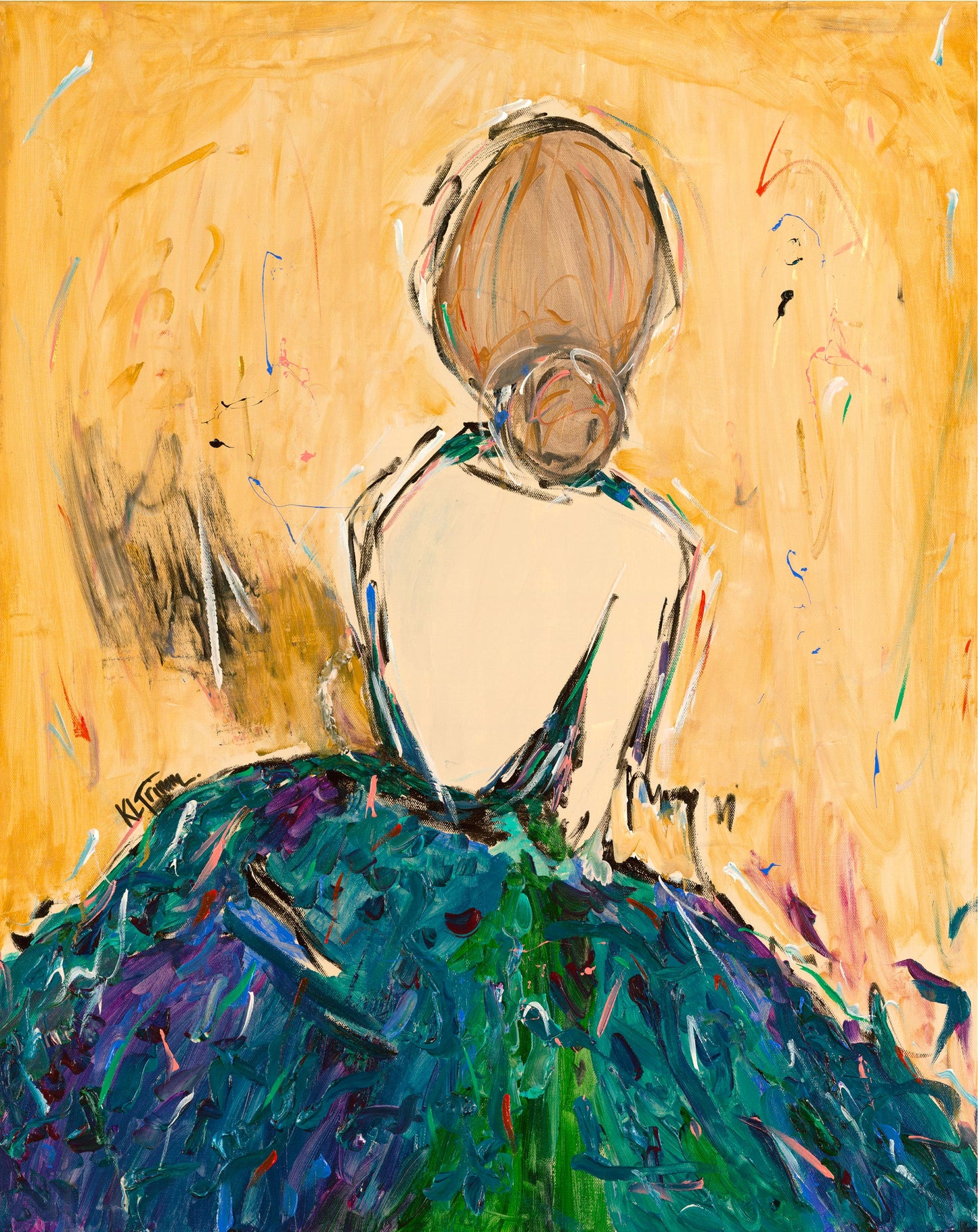 ANTICIPATION - ORIGINAL "She is Me" Series 24 x 30